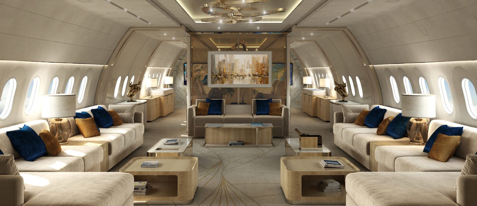 Luxury Jet Interior